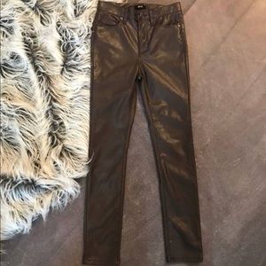 BDG Vegan Leather Brown Pants